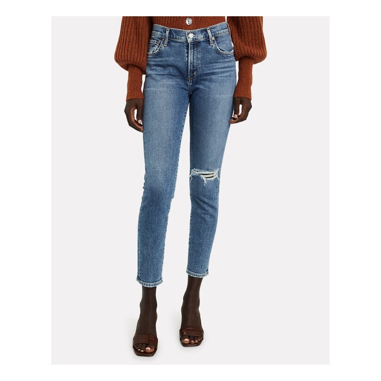 Agolde Nico High Rise Slim Fit In Shoreline